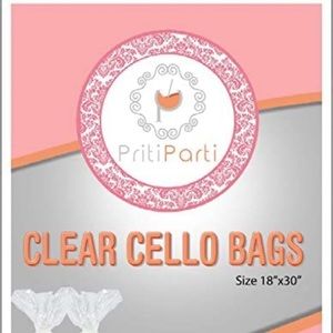 Clear cellophane bags